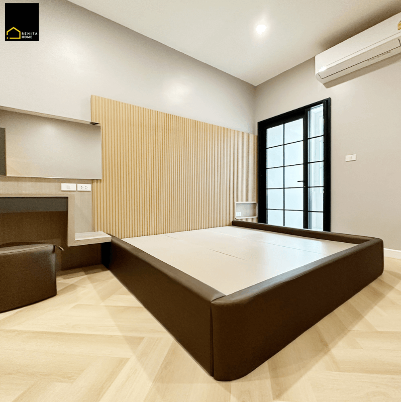 ฐานเตียง 6 ฟุต RENITA HOME รุ่น BLAKE สีน้ำตาล